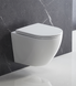 Подвесной унитаз OMNIRES Ottawa OTTAWACSPMWBP SILENT POWER&trade; с крышкой, 54x37cm OTTAWACSPMWBP фото 1