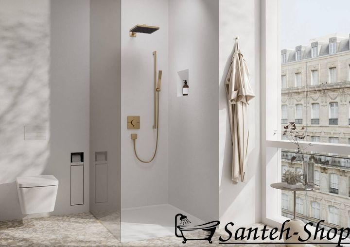 Верхний душ Hansgrohe Pulsify Е 260 1jet EcoSmart+, Brushed Bronze (24333140) 24333140 фото