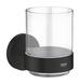 Pahar cu suport Grohe Essentials, sticlă/negru mat (1022562430) 1022562430 foto 1
