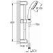 Set de duș GROHE NEW Tempesta, 600 mm 27853001 foto 2