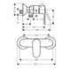 Baterie de duș Hansgrohe Vernis Blend, crom (71640000) 71640000 foto 5