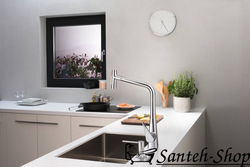 Дозатор кухонный Hansgrohe A71 врезной 500 ml, хром (40468000) 40468000 фото
