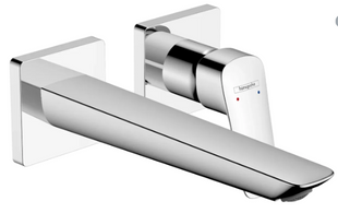Baterie de lavoar Hansgrohe Logis pentru montaj ascuns pe perete 205 mm, crom 71256000 foto