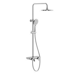 Душевая система IMPRESE MODUS D t030B08201SQ (смеситель для душа, душ d250 мм, лейка 3 режима, шланг 1500 мм PVC) хром t030B08201SQ фото