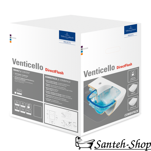 WC suspendat Villeroy & Boch VENTICELLO 4611RS01 4611RS01 foto