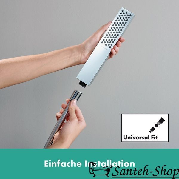 Душевой набор Hansgrohe Pulsify E 100 1jet EcoSmart+ 65 см, Chrome (24371000) 24371000 фото