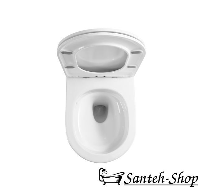 Подвесной унитаз IMPRESE OSLAVA c06307108 (twist, сиденье duroplast) 320 x355 x 535 мм белый c06307108 фото