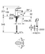 Grohe Eurosmart New Baterie de lavoar S-Size cu spray igienic, crom (23124003) 23124003 foto 3