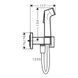 Dus igienic Hansgrohe Bidette 1jet E 29233140 29233140 foto 2