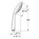 Ручной душ GROHE Euphoria Mono (1 режим), хром (27265000) 27265000 фото 2