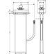 Piesă de bază, cutie pentru furtunuri de baie, Hansgrohe sBox 13560180 13560180 foto 2