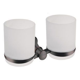 Стакан для ванной комнаты Imprese PODZIMA ZRALA ZMK02170824 черный/сатин ZMK02170824 фото