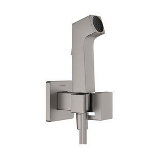 Гигиенический душ Hansgrohe Bidette 1jet E, шлифованный черный хром (29233340) 29233340 фото