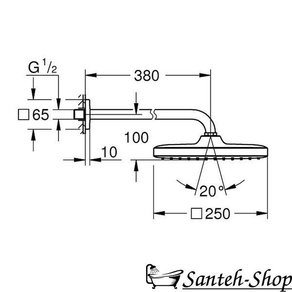 Sistem de dus cu termostat ascuns GROHE 26415SC0 26415SC0 foto