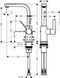 Baterie de lavoar Hansgrohe Metris S 230 (31159000) 31159000 foto 2