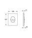 Placă de bord pentru toaletă GROHE Skate Air verticală 38505SH0 38505SH0 foto 2