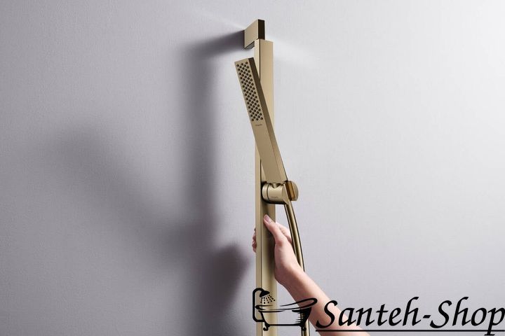 Ручной душ Hansgrohe Pulsify E 100 1jet EcoSmart, Brushed Bronze (24320140) 24320140 фото