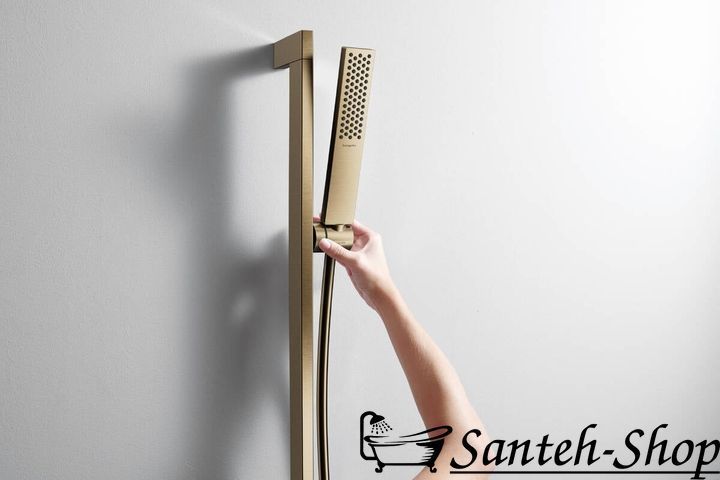 Ручной душ Hansgrohe Pulsify E 100 1jet EcoSmart, Brushed Bronze (24320140) 24320140 фото