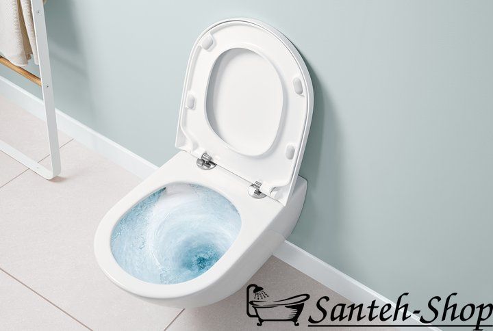 Подвесной унитаз Villeroy & Boch Subway 3.0 4670T0RW Stone White CeramicPlus 370x560х360 мм 4670T0rw фото