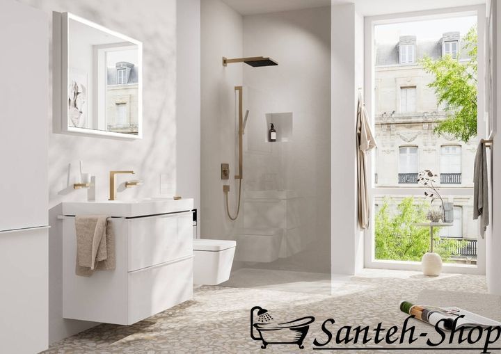 Ручной душ Hansgrohe Pulsify E 100 1jet EcoSmart, Brushed Bronze (24320140) 24320140 фото