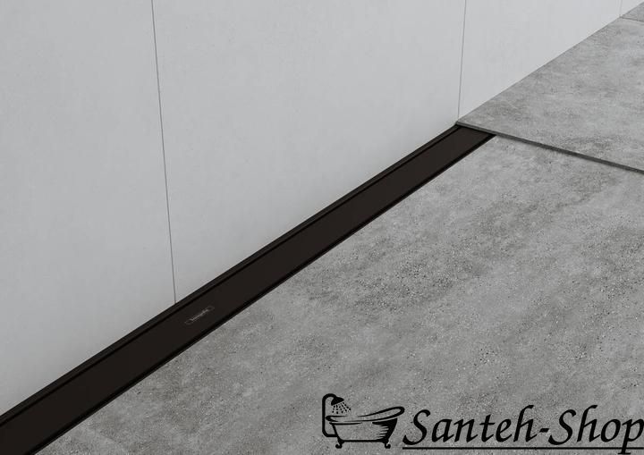 Hansgrohe RainDrain Match Rigolă de suprafață, Negru mat (56037670) 56037670 foto