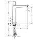 Baterie lavoar 240 cu robinet pop-up Hansgrohe Talis Select E 71752000 71752000 foto 2
