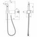 Set igienic IMPRESE BILOVEC f03900910AA montaj ascuns negru mat f03900910AA foto 2