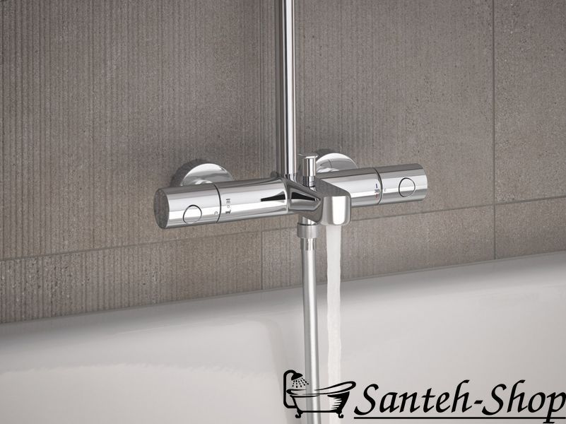 Душевая система с термостатом Grohe Euphoria System 260 для настенного монтажа для ванны, хром (27475002) 27475002 фото