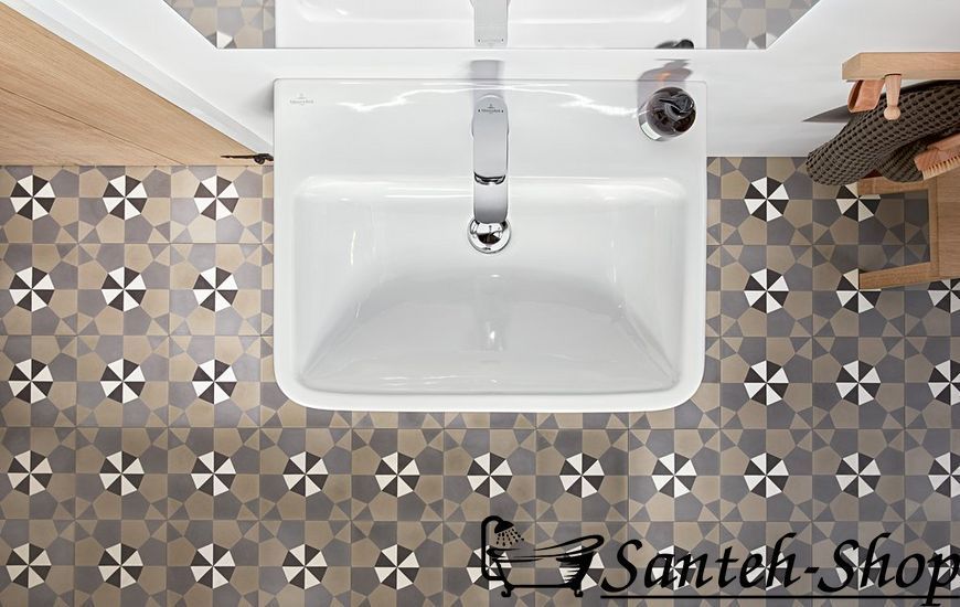 Раковина Villeroy & Boch O.novo 4A416001, 600 x 460 x 175 mm, с переливом, Альпийский белый 4A416001 фото