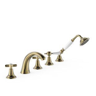 Baterie pentru cada TRES-CLASIC 5 orificii Bronz 24214602LV foto