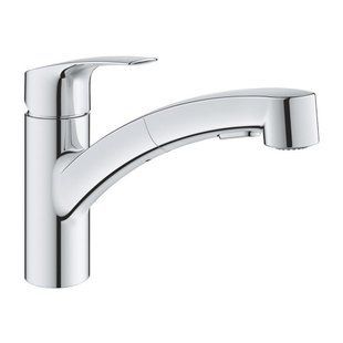 Смеситель для кухонной мойки GROHE Eurosmart с вытяжным душем хром 30305001 30305001 фото