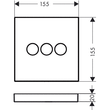 Supapă de deviere Hansgrohe ShowerSelect (15764000) 15764000 foto