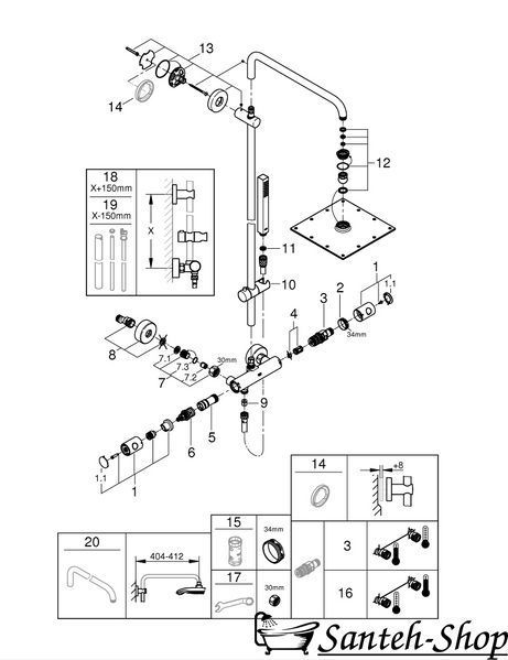 Душевая система Grohe Euphoria XXL System 230 (26187000) 26187000 фото