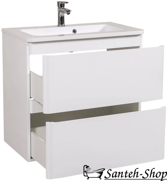 Dulap de baie suspendat cu lavoar AquaRodos ACCENT 60, 560x595x450 mm, alb ACCENT 60 foto