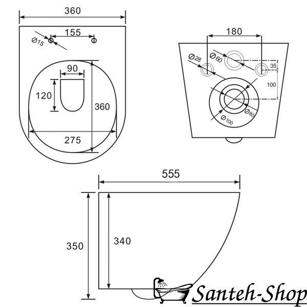Kit instalare WC GROHE RAPID SL + clapetă de acționare GROHE COSMO + WC suspendat IMPRESE SIERRA 38840000+38732000+1316.01000 38840000+38732000+1316.01000 foto