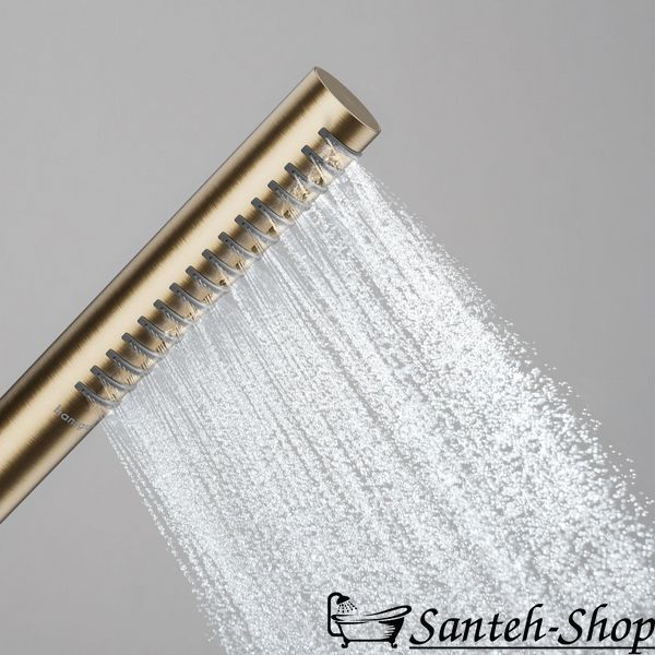 Ручной душ Hansgrohe Pulsify S 100 1jet EcoSmart, Brushed Bronze (24125140) 24125140 фото