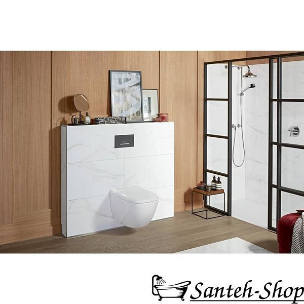 Buton de scurgere Villeroy & Boch ViConnect 300S, antracit mat 922169D8 922169D8 foto