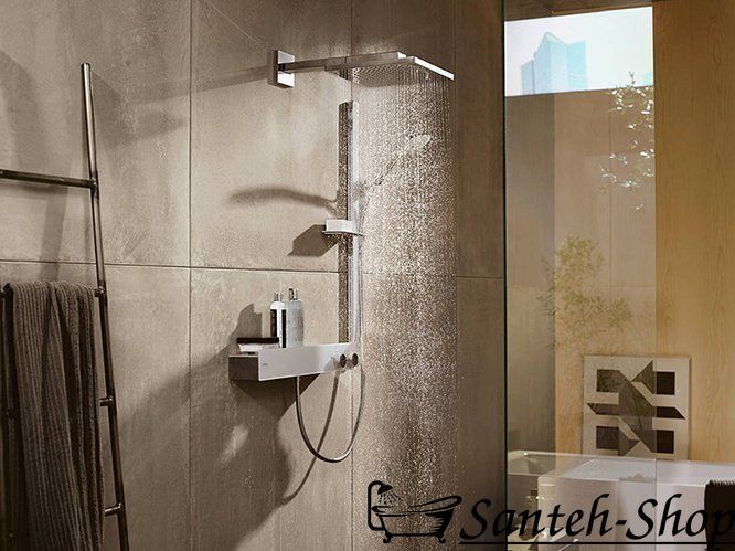 Duș de cap Hansgrohe Raindance E 300 1jet, alb mat (26238700) 26238700 foto