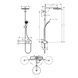 Baterie de duș Hansgrohe Pulsify 260 1jet 400, Alb Mat (24220700) 24220700 foto 2