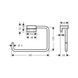 Полотенцедержатель Hansgrohe AddStoris (41754140) 41754140 фото 2