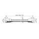Furtun de dus IMPRESE LSR f03600101SD SS 1200 mm anti-twist f03600101SD foto 2