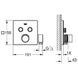 Termostat de duș GROHE GROHTHERM SmartControl 29125000 parte exterioară 29125000 foto 2