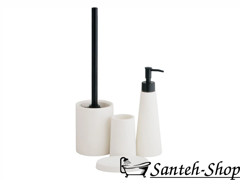 Диспенсер для жидкого мыла MIRAGGIO PureLine 8814921 white/black 8814921 фото