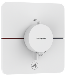 Термостат скрытого монтажа Hansgrohe ShowerSelect Comfort Q HighFlow на 1 функцию, Matt White (15589700) 15589700 фото