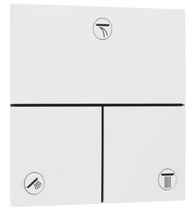 Переключатель Hansgrohe ShowerSelect Comfort E на 3 функции, Matt White (15573700) 15573700 фото