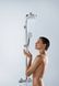 Душевая система Hansgrohe Crometta 160 Showerpipe EcoSmart 1jet 9л/мин с термостатом белый/хром (27265400) 27265400 фото 3