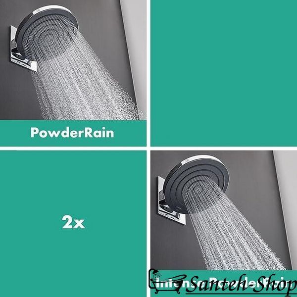 Верхний душ Hansgrohe Pulsify 260 2jet EcoSmart с держателем, Chrome (24151000) 24151000 фото