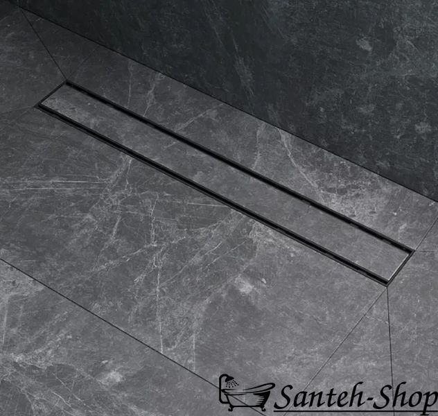 Rigola de dus liniară MAGdrain YZ-A0S Black 700 YZ-A0S Black 700 foto