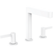 Hansgrohe Finoris 160 Baterie de lavoar cu 3 orificii cu picior de apăsare, alb mat (76034700) 76034700 foto 1