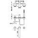 Baterie baie TRES PROJECT 21116103NM 3 gauri. negru 21116103NM foto 2
